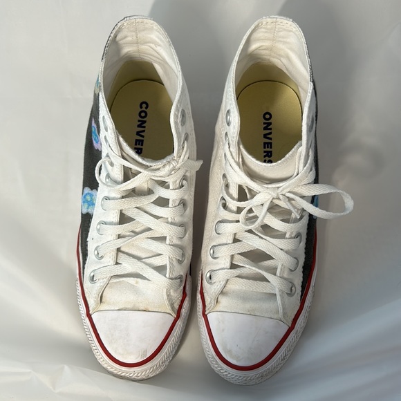 Personally designed basic white converse - Picture 6 of 8